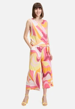 Betty Barclay Shirts*Rundhals-Shirt mit Raffung Rosé/Yellow