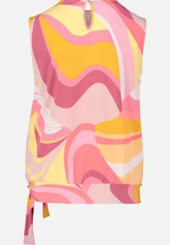 Betty Barclay Shirts*Rundhals-Shirt mit Raffung Rosé/Yellow