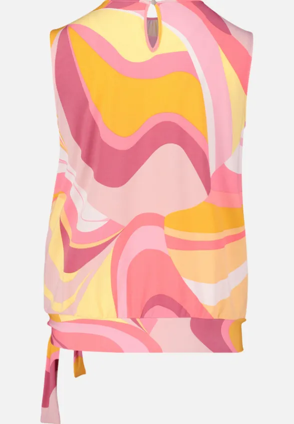 Betty Barclay Shirts*Rundhals-Shirt mit Raffung Rosé/Yellow