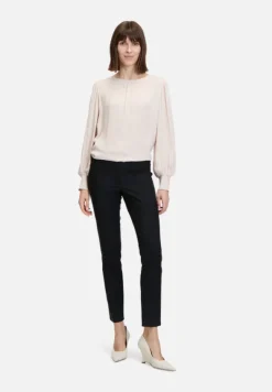 Betty Barclay Festliche Mode|Blusen*Satin-Bluse langarm Grau