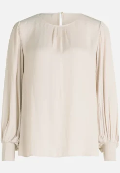 Betty Barclay Festliche Mode|Blusen*Satin-Bluse langarm Grau