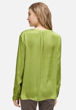 Betty Barclay Business Kleidung|Basics*Satin-Bluse langarm Fresh Moss