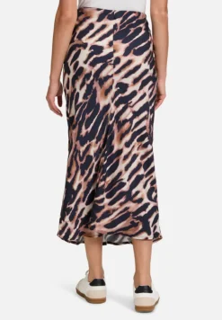 Betty Barclay Röcke*Satinrock unifarben Dark Blue/Rosé