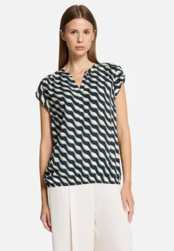Betty Barclay Blusen*Schlupfbluse kurzarm Dark Blue/Green