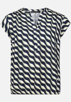 Betty Barclay Blusen*Schlupfbluse kurzarm Dark Blue/Green