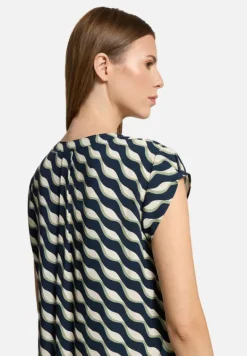 Betty Barclay Blusen*Schlupfbluse kurzarm Dark Blue/Green