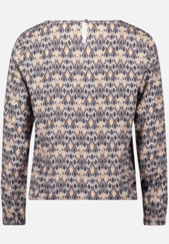 Betty Barclay Blusen*Schlupfbluse langarm Grau/Beige