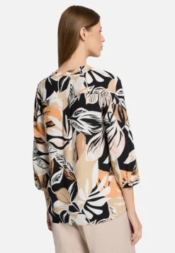 Betty Barclay Blusen*Schlupfbluse mit 3/4 Arm Schwarz/Braun