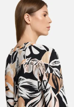 Betty Barclay Blusen*Schlupfbluse mit 3/4 Arm Schwarz/Braun