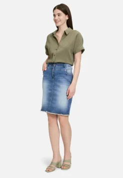 Betty Barclay Blusen*Schlupfbluse mit Kragen Dusty Olive
