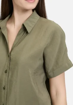 Betty Barclay Blusen*Schlupfbluse mit Kragen Dusty Olive