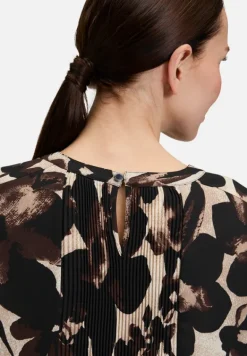 Betty Barclay Blusen*Schlupfbluse mit Plissee Beige/Braun