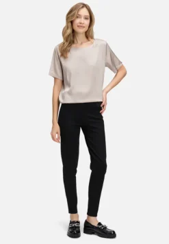 Betty Barclay Business Kleidung|Festliche Mode*Schlupfbluse mit Rundhalsausschnitt Taupe