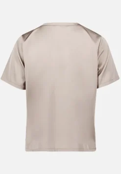 Betty Barclay Business Kleidung|Festliche Mode*Schlupfbluse mit Rundhalsausschnitt Taupe