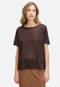 Betty Barclay Business Kleidung|Festliche Mode*Schlupfbluse mit Rundhalsausschnitt Light Maroon