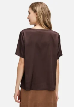 Betty Barclay Business Kleidung|Festliche Mode*Schlupfbluse mit Rundhalsausschnitt Light Maroon