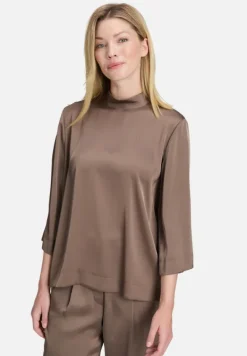 Betty Barclay Festliche Mode|Blusen*Schlupfbluse unifarben Braun