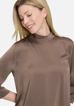 Betty Barclay Festliche Mode|Blusen*Schlupfbluse unifarben Braun