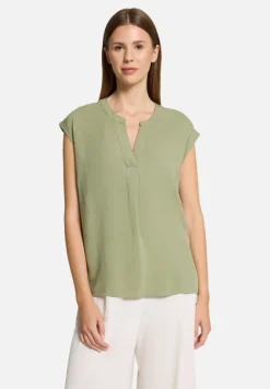 Betty Barclay Business Kleidung|Festliche Mode*Schlupfbluse unifarben Oil Green