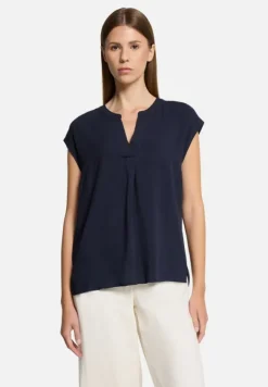 Betty Barclay Business Kleidung|Festliche Mode*Schlupfbluse unifarben dunkelblau