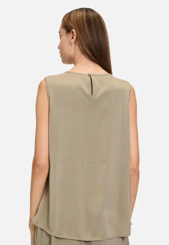 Betty Barclay Festliche Mode|Blusen*Schlupfbluse unifarben Soft Olive