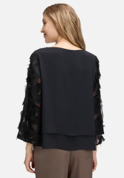 Betty Barclay Festliche Mode|Blusen*Schlupfbluse unifarben Schwarz