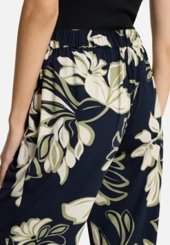 Betty Barclay Hosen*Schlupfhose mit Bundfalten Dark Blue/Green