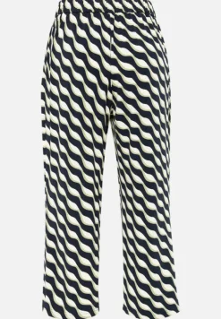 Betty Barclay Hosen*Schlupfhose mit Bundfalten Dark Blue/Green