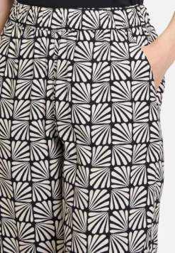 Betty Barclay Hosen*Schlupfhose mit Eingrifftaschen Schwarz/Beige