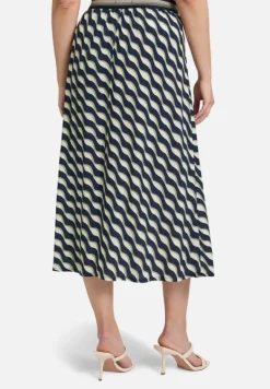 Betty Barclay Röcke*Schlupfrock mit elastischem Bund Dark Blue/Green