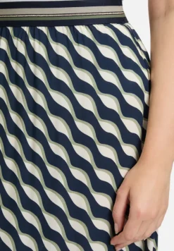 Betty Barclay Röcke*Schlupfrock mit elastischem Bund Dark Blue/Green