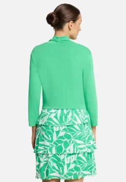 Betty Barclay Strick*Shirtjacke mit 3/4 Arm Island Green