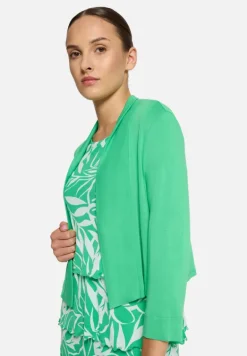 Betty Barclay Strick*Shirtjacke mit 3/4 Arm Island Green