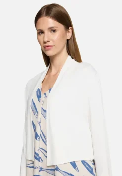 Betty Barclay Strick*Shirtjacke mit 3/4 Arm Rohweiß