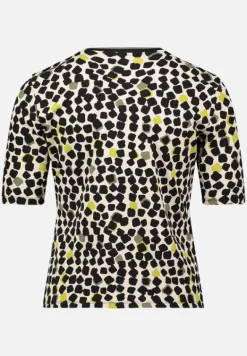 Betty Barclay Strick*Shirtjacke mit Rippenstruktur Beige/Schwarz