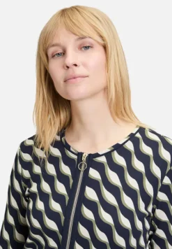 Betty Barclay Strick*Shirtjacke mit Rippenstruktur Dark Blue/Green