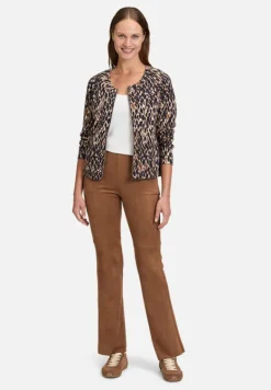 Betty Barclay Strick*Shirtjacke mit Rippenstruktur Dark Blue/Brown