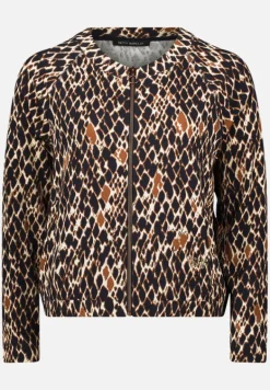Betty Barclay Strick*Shirtjacke mit Rippenstruktur Dark Blue/Brown