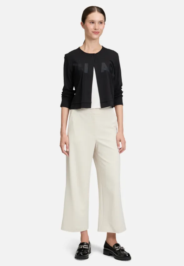 Betty Barclay Strick*Shirtjacke mit Rundhalsausschnitt Schwarz