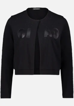 Betty Barclay Strick*Shirtjacke mit Rundhalsausschnitt Schwarz