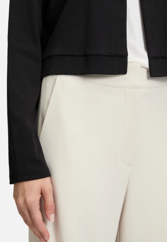 Betty Barclay Strick*Shirtjacke mit Rundhalsausschnitt Schwarz