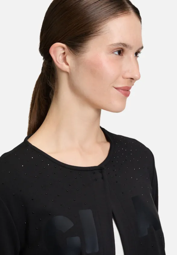 Betty Barclay Strick*Shirtjacke mit Rundhalsausschnitt Schwarz