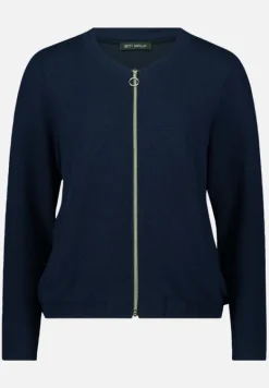 Betty Barclay Strick*Shirtjacke mit Struktur dunkelblau