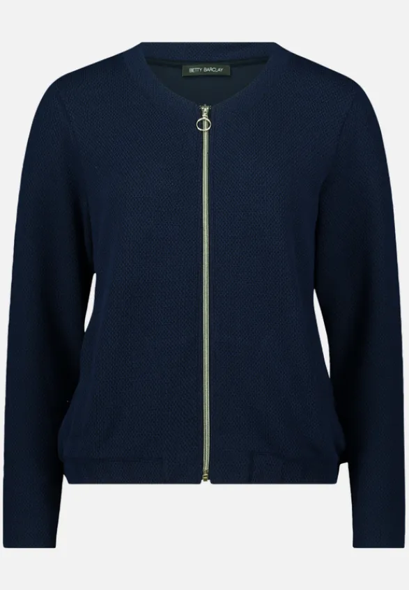 Betty Barclay Strick*Shirtjacke mit Struktur dunkelblau