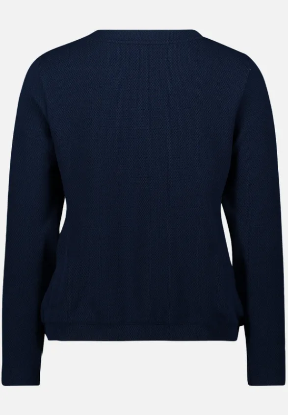 Betty Barclay Strick*Shirtjacke mit Struktur dunkelblau