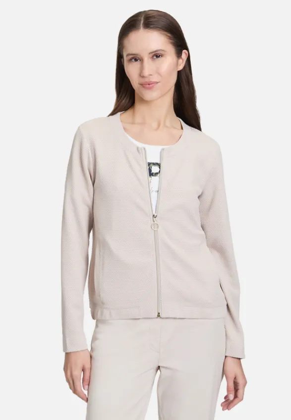 Betty Barclay Strick*Shirtjacke mit Struktur beige