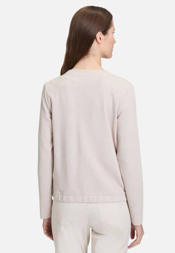 Betty Barclay Strick*Shirtjacke mit Struktur beige