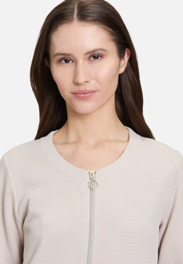 Betty Barclay Strick*Shirtjacke mit Struktur beige