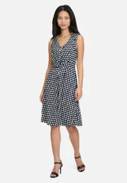 Betty Barclay Kleider*Shirtkleid ohne Arm Dunkelblau/Weiß