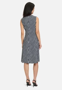 Betty Barclay Kleider*Shirtkleid ohne Arm Dunkelblau/Weiß